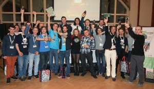 Indie Game Entwickler nach der Siegerehrung - Casual Connect Europe