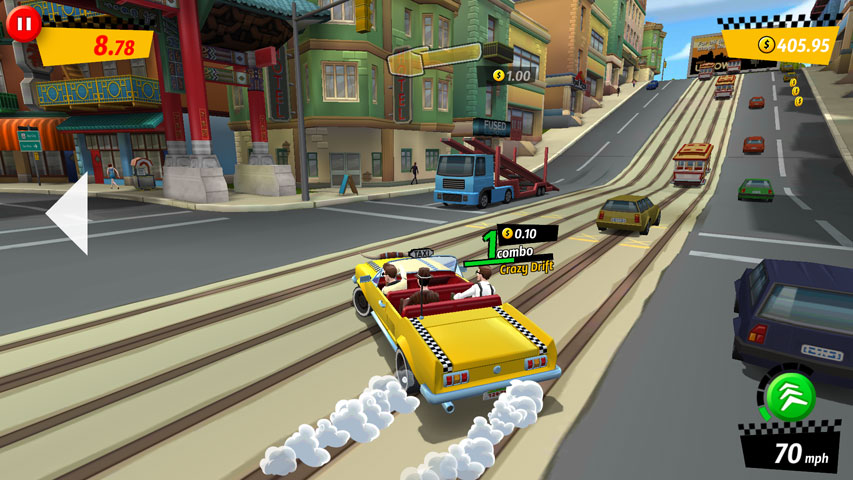 Crazy Taxi: City Rush is free to download.