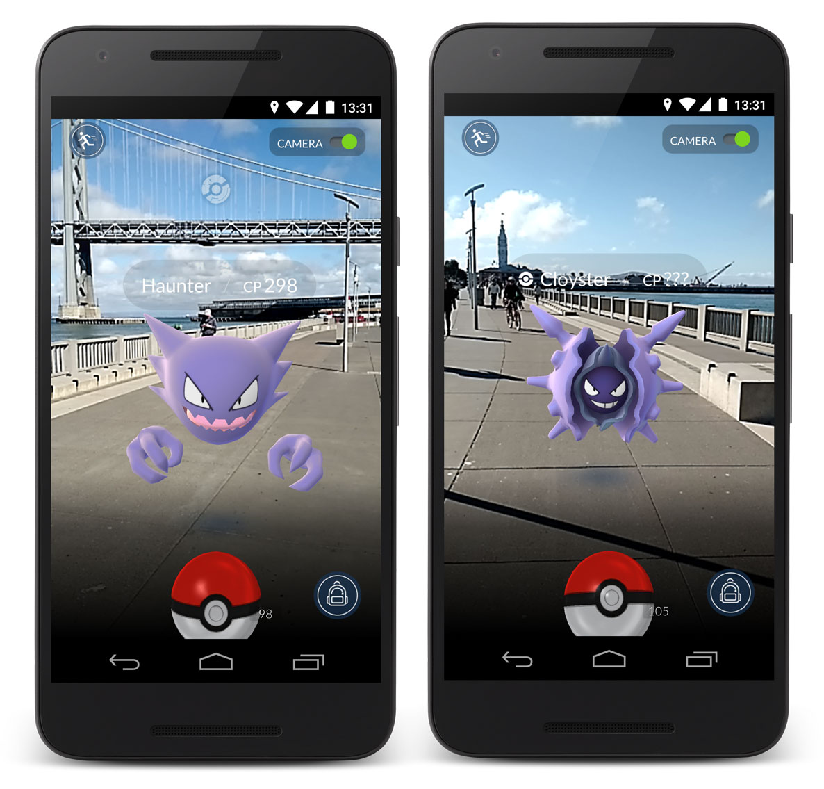 Pokemon GO release Summer 2016 - Camera - Augmented Reality