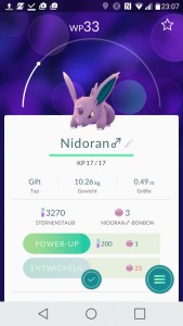 Nidoran PokemonGO Pokedex - alle Pokemon im Überblick